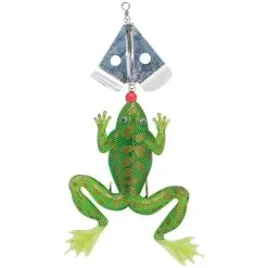 Flats FLADEN Frog With Spinner Leaf 13cm 15g Green
