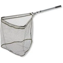 Zebco Verkäufe 31 Cormorant Folding Net Ultra-Strong Model 6247 3 Parts. 70x70cm 310cm 15x8mm
