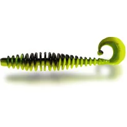 Magic Trout 1,5g 5,5cm T-Worm Twister Neon Yellow / Black Cheese